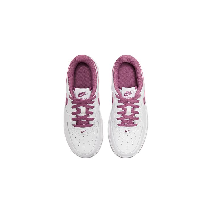 Nike Force 1 06 PS White Light Bordeaux Kids Sneakers DH9601-101