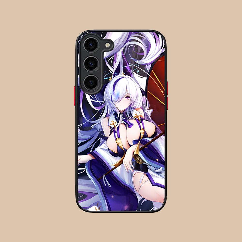 Azur Lane Unzen Silicone Mobile Phone Case for Samsung Galaxy S26 S25 S24 S23 S22 S21 Plus FE Ultra Colorful Cover
