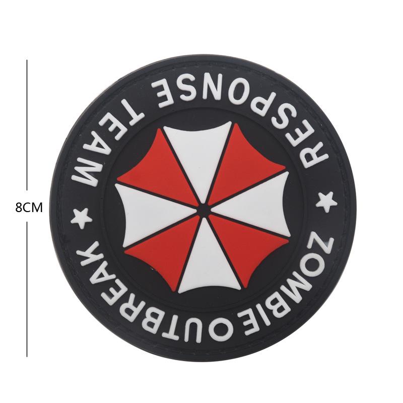 3D патч на липучке из ПВХ Resident Evil Umbrella