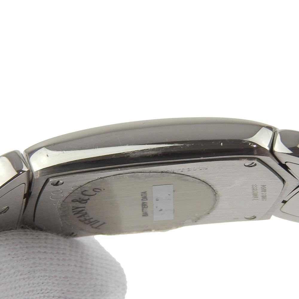 TIFFANY&Co. Tisolo Watches Z6301.10 blackDial Stainless Steel Quartz Analog display Women Used