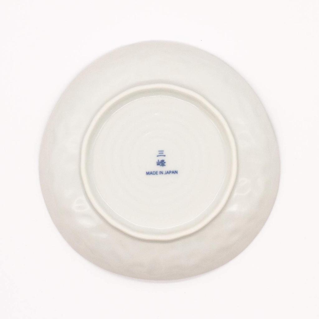Servírovací talíř na nádobí Ichikyu Mino, průměr cca. 16cm, sada 5 ks, Sabijukusa, vyrobeno v Japonsku