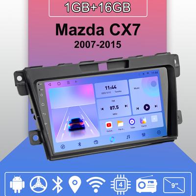 Car Radio Android Auto Carplay For Mazda CX7 2007-2015 Multimedia Player Head Unit Stereo GPS Navigation BT WIFI 1+16GB