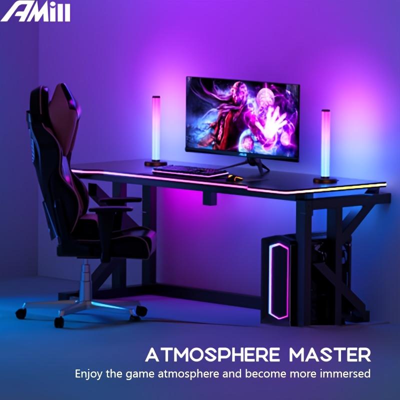 RGB Intelligent E-sports Atmosphere Light, Headphone Stand Office Desk Accessory, with 1 Headphone Stand, RGB Lighting Mode