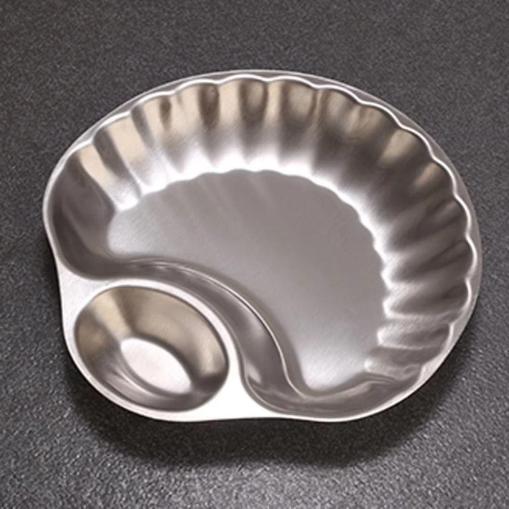 with Sauce Cup French Fries Plate Creative Shell Square Plate Dessert Display Tray  KTV Restaurant