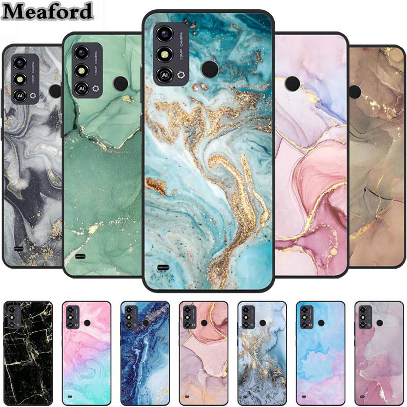 For ZTE Blade A53 Case Marble TPU Silicone Soft Back Cover Cases for ZTE Blade A53 A 53 Para 6.52" Cute Mica Painting New Coque
