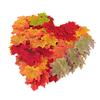 Artificial Red Maple Leaf & Green Leaves Decoration for Kindergarten, Shop Windows, and Landscaping