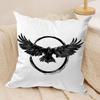 The CCrow Movie Cushion Cover Soft Plush Fabric DoubleSided Printed Sofa Cushion Cover for All Seasons Home Decor Gift