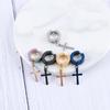 Stainless Steel Women Elegant Non-Piercing Earring Cross Clip Earring Men Ear Cuff Fashion Jewelry