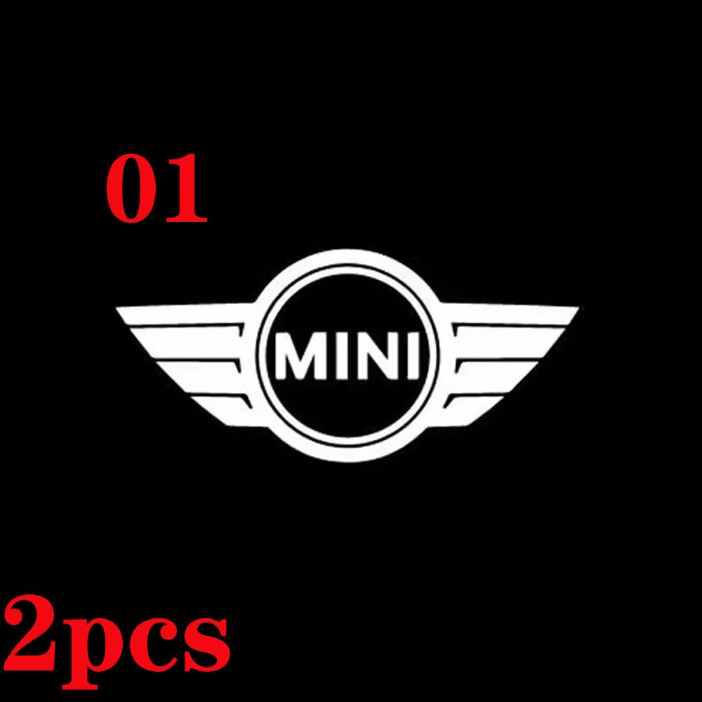 

2pcs--LED Light Car Door Projector Car Welcome Light For Mini Cooper Works R55 R56 R50 R53 R60 R61 F54F55F56 F60 Car Accessories