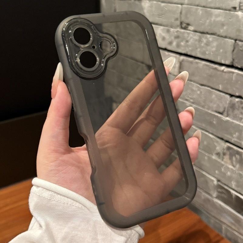 Luxury Transparent Candy Phone Case For iPhone 11 12 13 14 15 16 Pro Max Shockproof Clear Bumper Cases Cover