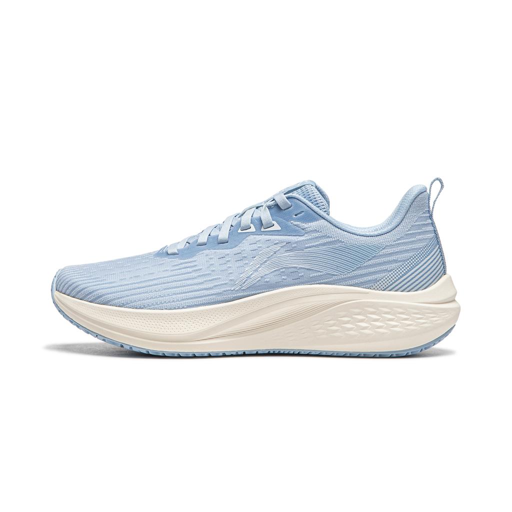 Li Ning Red Hare 7 Cushioning Slip Resistant Abrasion Resistant Low top Casual Running Shoes Women's Blue ARPU004-36
