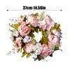 Artificial Peony Wreath Hanging Door Decoration Wedding Lintel Flower Wedding Christmas Wreath Living Room Holiday Decoration