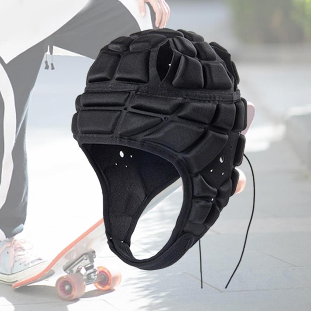 Children's Rugby Helmet, Flag, Football Softly Padded, Soccer Headgear for