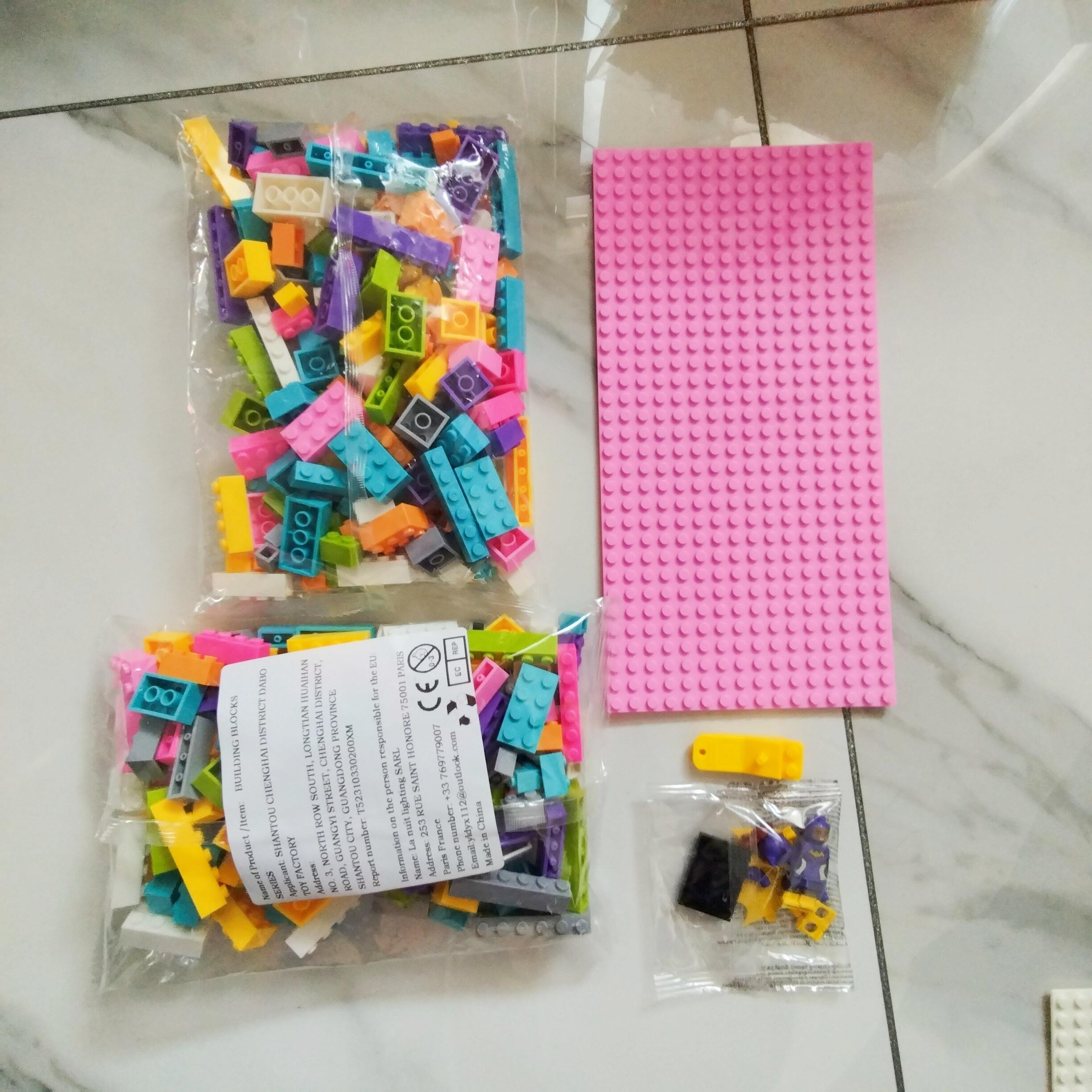 

Строительные блоки, гибридные частицы, 520 г, 17 цветов, игрушки «сделай сам» для детей, бесплатная базовая пластина, головоломка