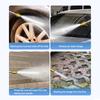 High Pressure Hose Nozzle Heavy Duty Metal Garden Hose Nozzle Multi Spray Modes Jet Mist Spray Nozzle for Garden Cleaning Car Patio Yard Pets
