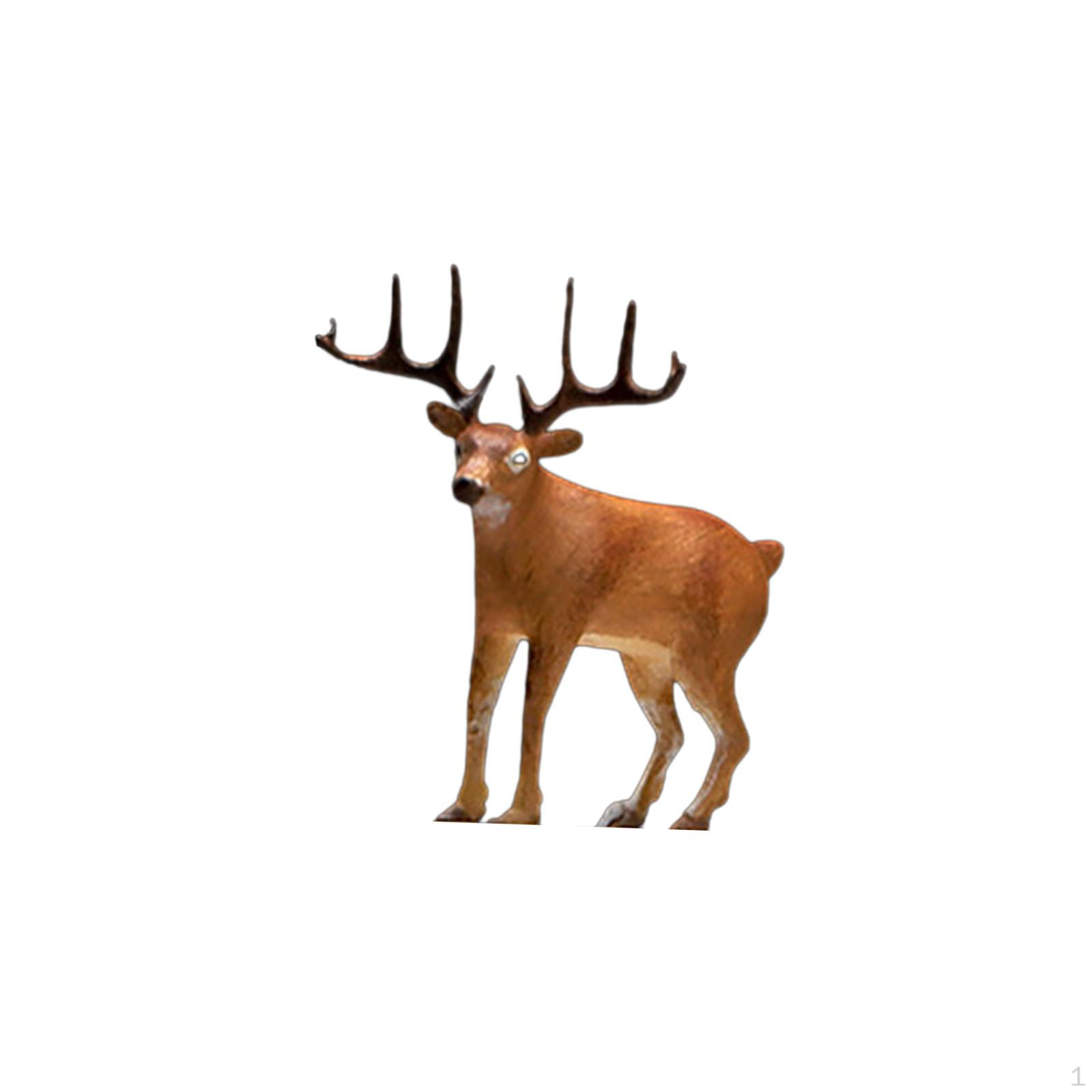 

Wildlife Collection: Handcrafted Elk Model for Miniature Layouts and DIY Projects - Exquisite