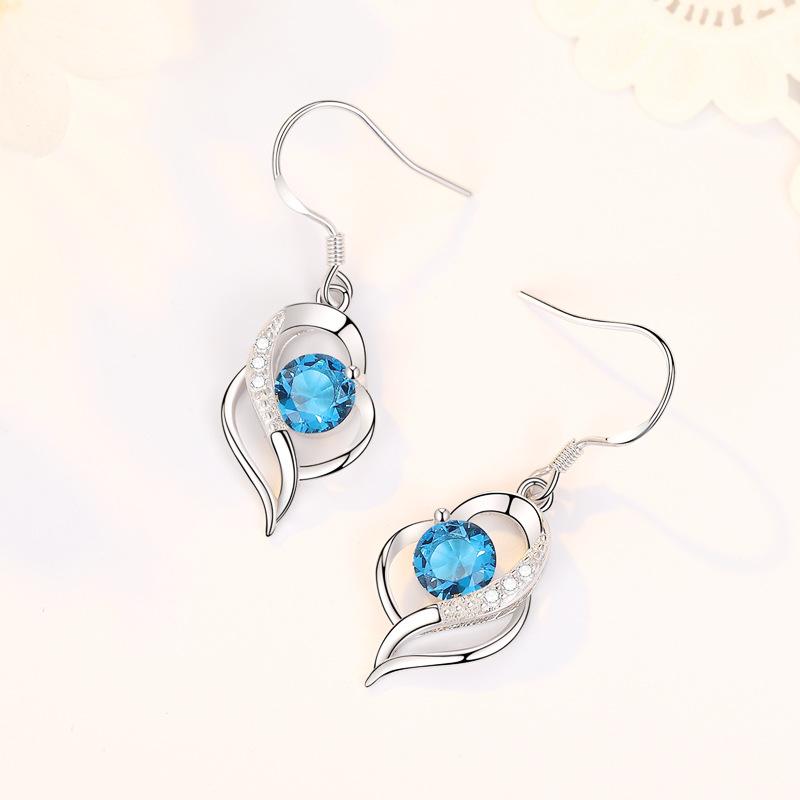 

Сердце в тебе Серьги Темпераментные Длинные Девичьи Розовые Серьги в форме сердца