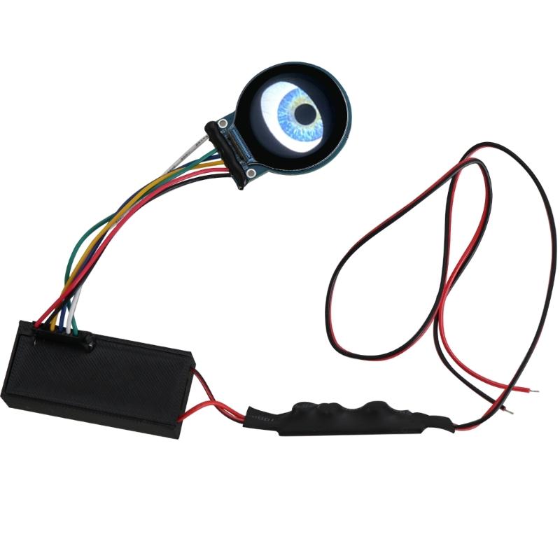 

Auto Lens Lamp Retrofits Single Modes 12V LED Dynamic Demons Eye Headlights Motorcycle Headlight Assembly Auto Accessory синій