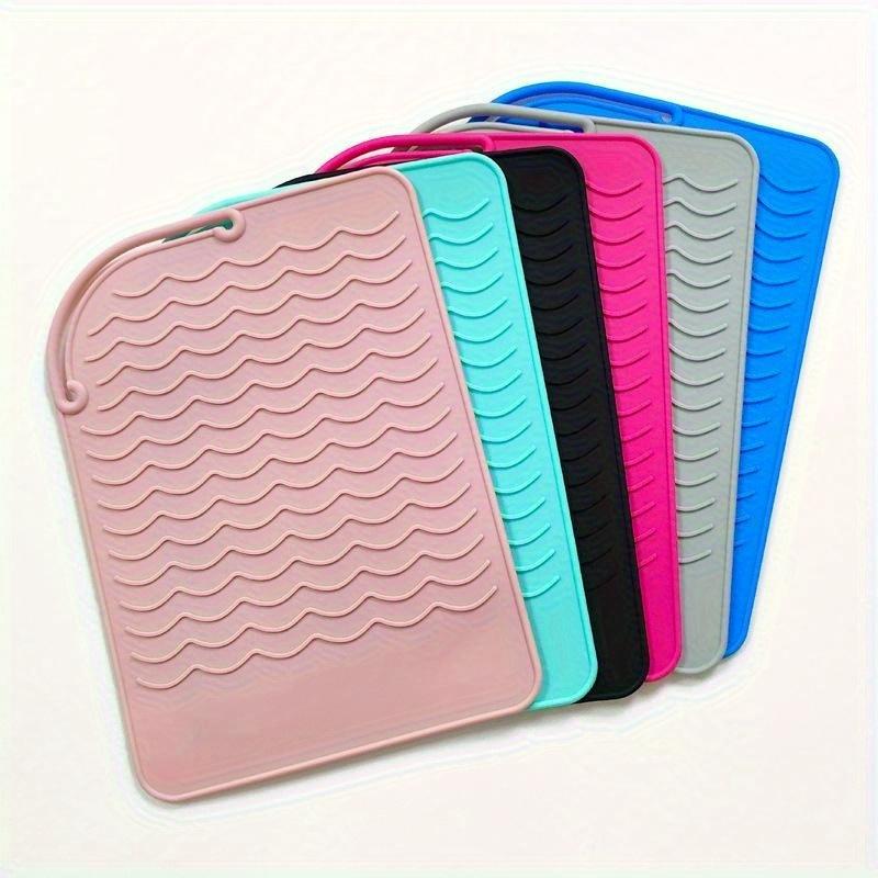 

Изоляционная накладка для завивки волос, силиконовая изоляционная накладка для выпрямления волос, силиконовая накладка для завивки, противоскользящая накладка для еды розы красного