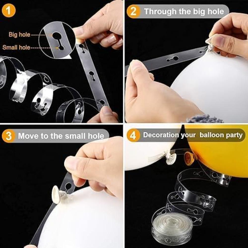 Balloon Chain Balloon Sticker Glue Dot Double Hole Modeling Birthday Wedding Party DIY Decor Accessories Supplies