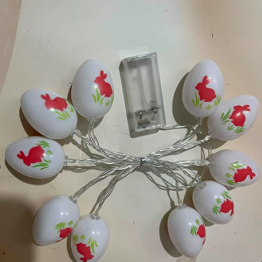 

Пасхальные светодиодные гирлянды: Украшения «Кролик», «Яйцо», «Клубок пряжи» Battery 1.5m 10 lights