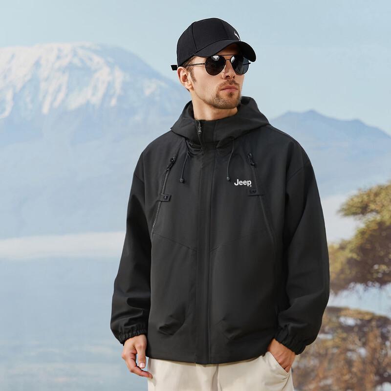 JEEP Men s Fleece-Lined Casual Jacket M