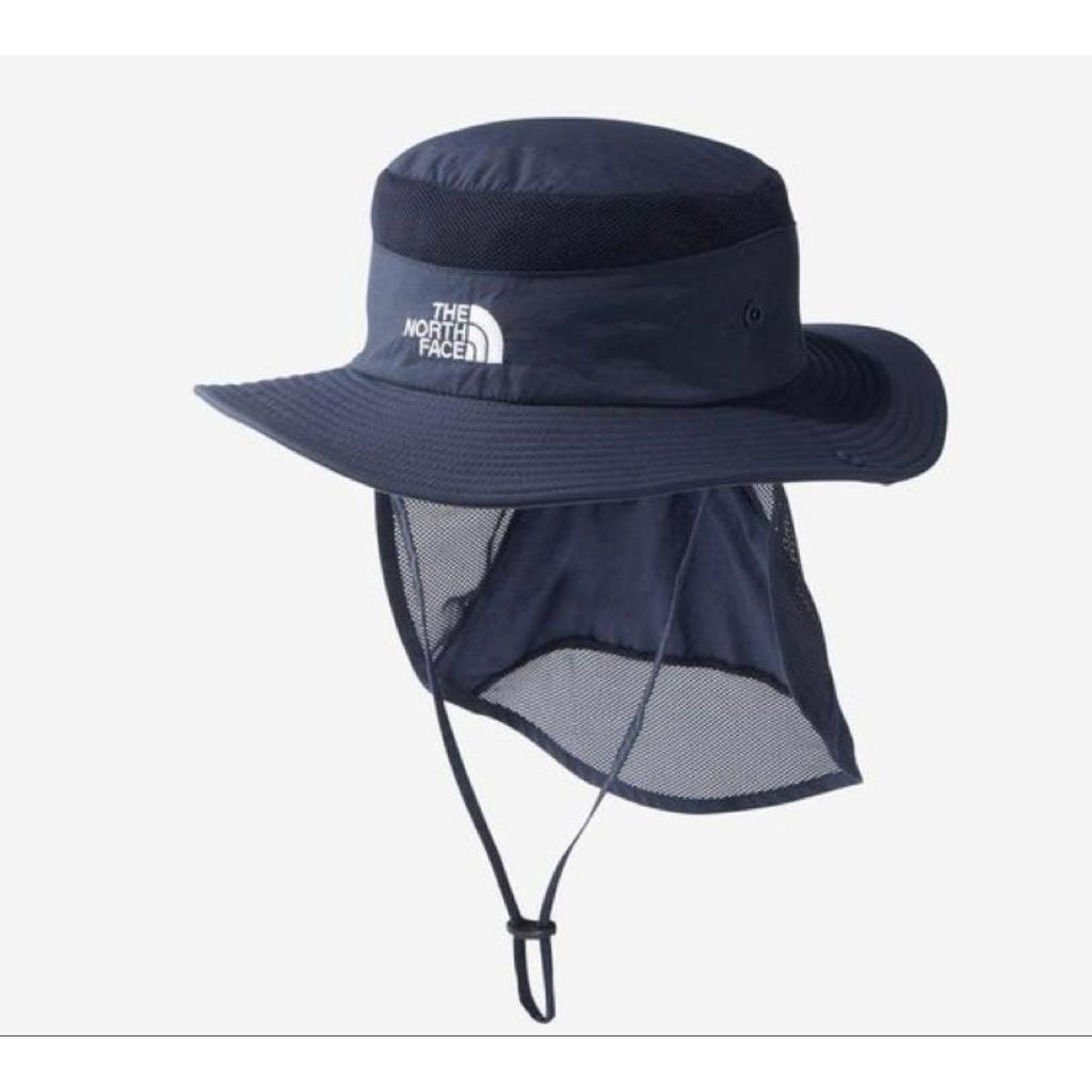 Used THE NORTH FACE Kids Hat Hat Navy Sunshield Hat