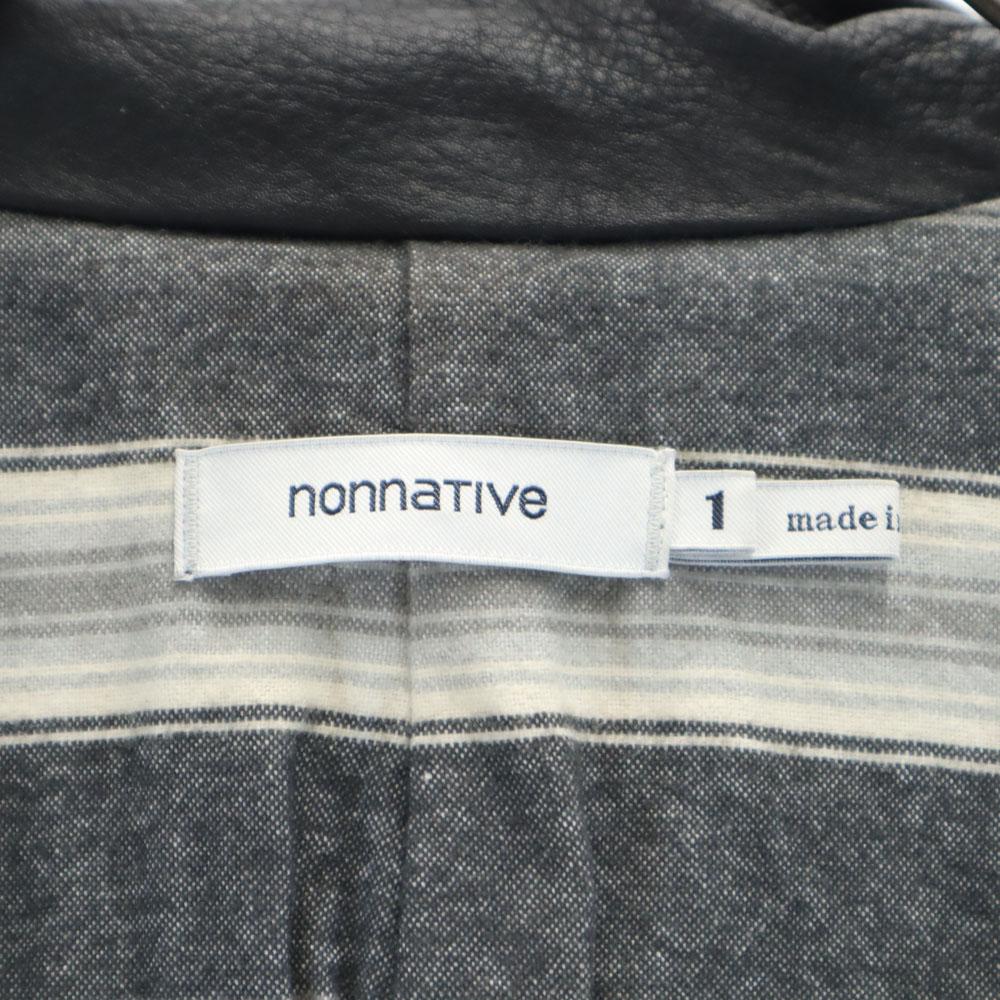 nonnative made in Japan Cowhide Leather Double Riders jacket 1 black Men's Used