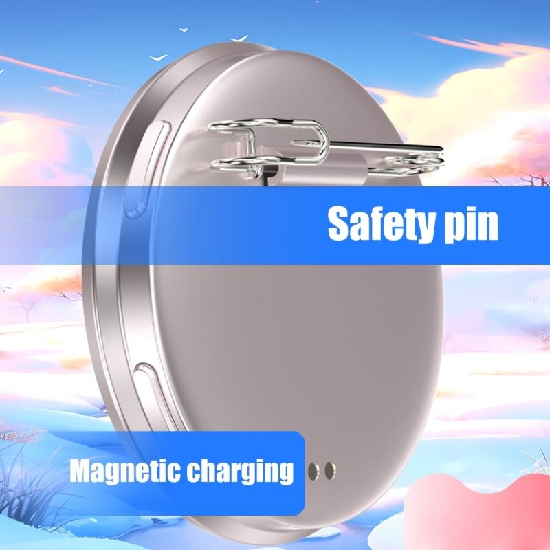Personalize Electronic Digital Badges LED Animes Pin with Touch Control GIF/Photo/Video Display for Backpacks Decoration