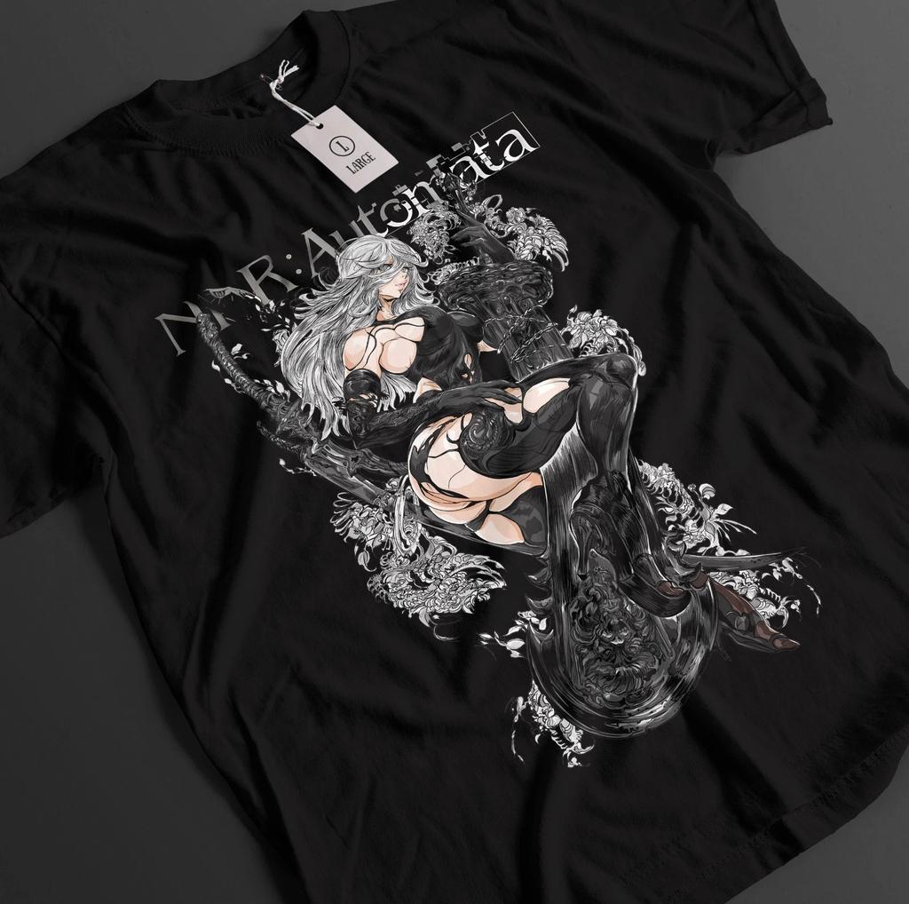 Nier Automata YoRHa 2B Black TShirt