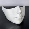 Hand-Painted Half Face Mask Vintage Cosplay Mask Trendy White Mask  Male