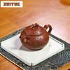 210ml Exquisite Yixing Purple Clay Teapots Handmade Plum Blossom Pot Raw Ore Purple Mud Kettle Zisha Tea Set Drinkware Craft