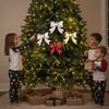 Bowknot Christmas Hanging Colorful Design Bowknot Pendant Christmas Tree Bow Decor  Christmas