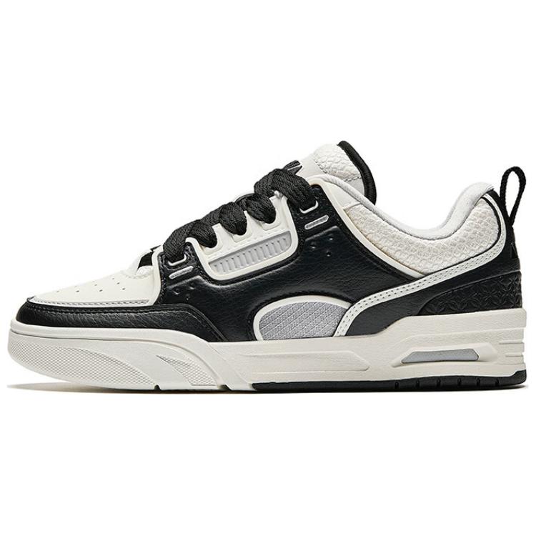

Anta Comfortable Versatile Non-Slip Lightweight Increased Height Low-Top Sneakers Women Sneakers Black White 122518040-6 36
