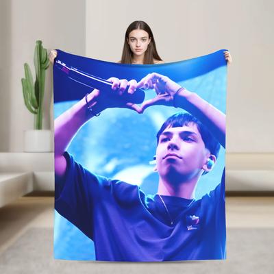 Rapper Milo J  111  Warm Soft Blankets  Camping Plush Bedding Throws Print Couch Bed Flannel Bedspread Sofa Bed Cover