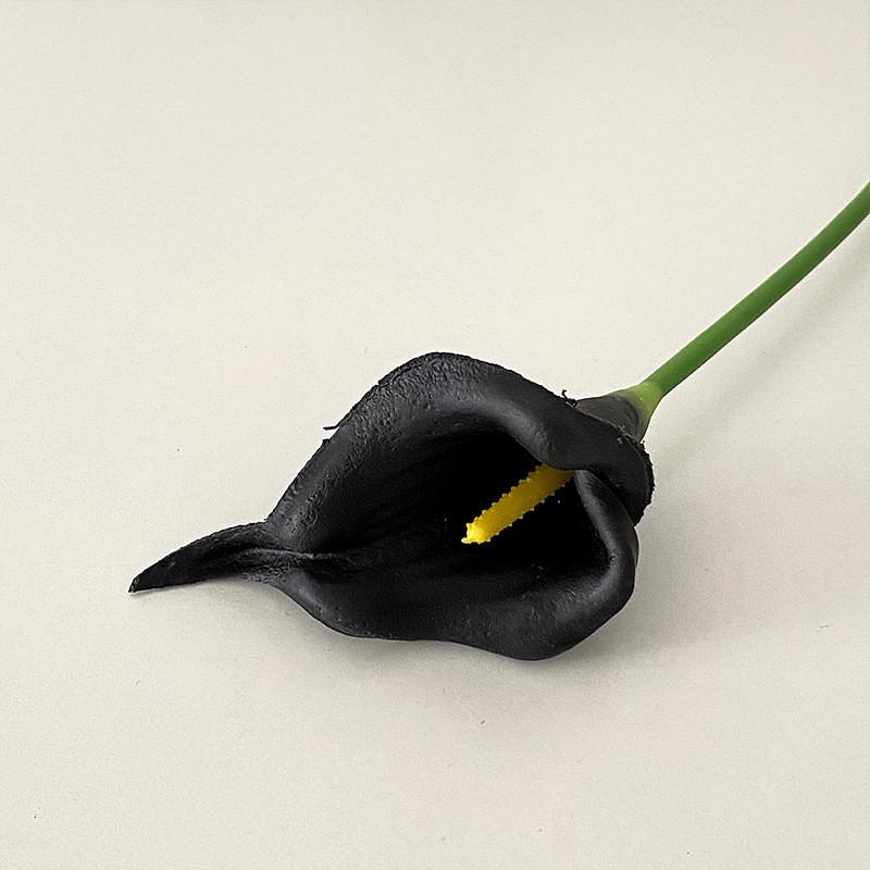 Mini Calla Lily Artificial Flowers For Wedding Decor Home Office Props Photography