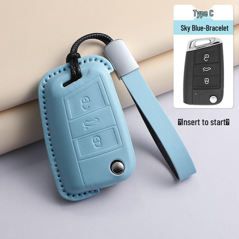 Volkswagen Key Cover for Sagitar, Bora, Magotan, Golf, T-Roc, Tiguan L, Passat, and Lavida Models