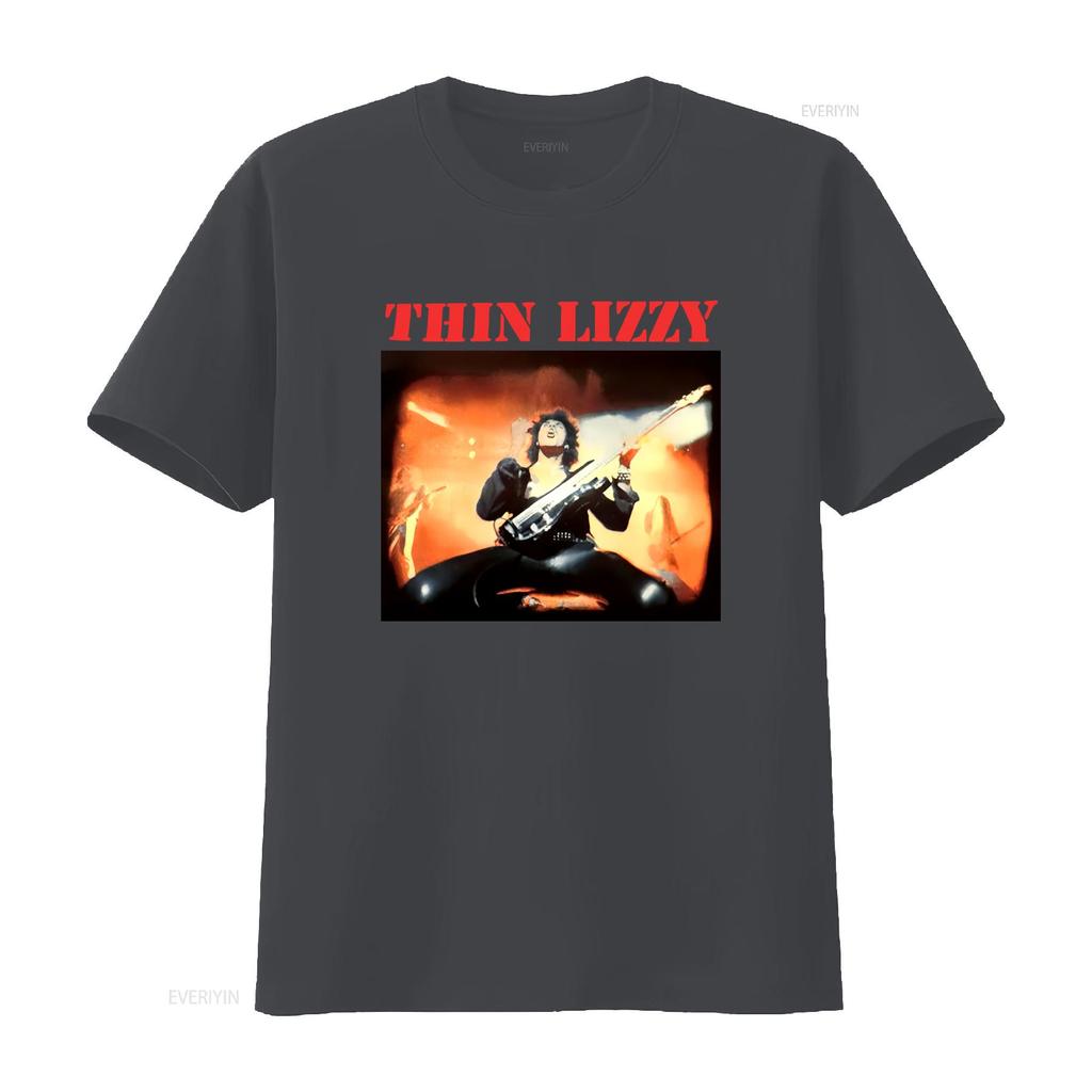 Vintage Thin Lizzy Rock N Roll Band Tour Metal Classic Phil Lynott T Shirt XL vintage Washed homme Comfortable Stretched