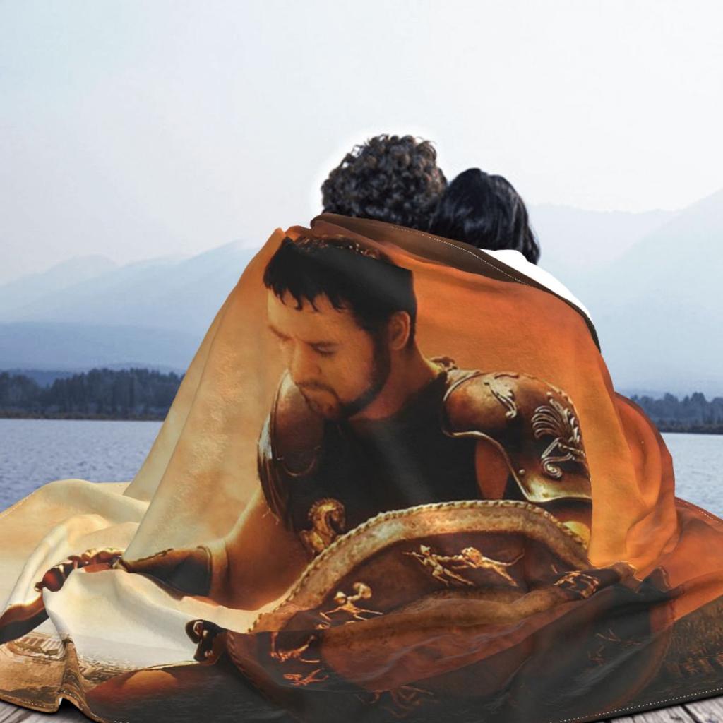 Paul Mescal Gladiator Blankets Soft Warm Flannel Throw Blanket Bedding for Bed Living room Picnic Travel Home Couch