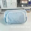Girl Large Capacity Aesthetic Pencil Bag School Cases Cute Stationery Holder Bag Zipper Pencil Pouch Student School Supplies