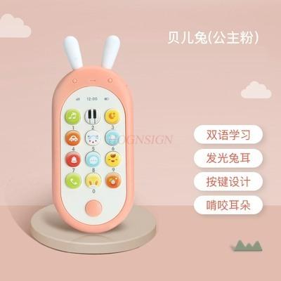 Baby-Mobile Spielzeug - Kinder Baby Früherziehung Musik Beißbar Simulation Telefon Mädchen 1 Jahr Alt