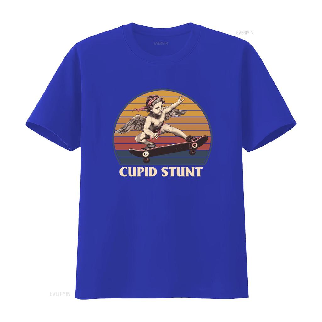 Cupid Stunt Vintage Retro T Shirt Funny Sarcastic Offensive Humor Embarrassing Design Vintage Washed Slightly Versatile