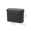 PU Leather Press Down Car Trash Can Hanging Storage Box For Seat Back Door Universal Vehicle Garbage Bin Auto Interior
