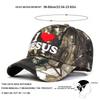 Unisex I LOVE JESUS Letter Embroidery Baseball Caps Outdoor Adjustable Spring and Autumn Casual Sunscreen Hat