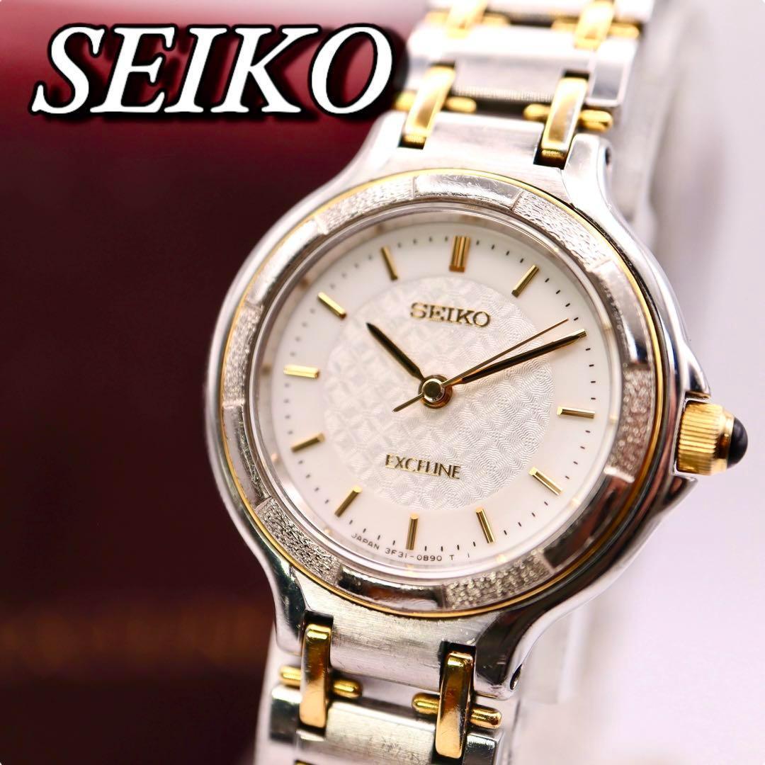 

[USED] SEIKO Exceline Round Women s Watch 1156 with Box