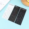 Hebrew Keyboard Alphabet Stickers 1 Set Removable Protective Film for Laptop Button Multi Language Typing Fast Application