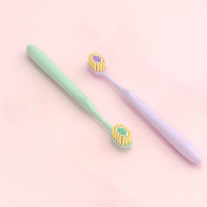 Ultra-Soft Wide Head Toothbrush for Adults - Fine Wave Bristles, Family Pack