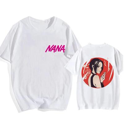 Nana Osaki Goth Manga Tshirt Men Women Funny Tshirt Black Stones Graphic Tops Fashion Hip Hop Y2k Tee Shirt Streetwear Clothes