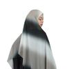 New Gradient Tie-dye Chiffon Hijab Scarf Headscarf Turbans for Women Chiffon Hijabs For Woman Shawls Headband Wrap Head Scarves