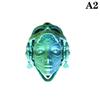 3D Printed Skull Head Mechanical Mask Model Statue, Wall-Mounted Gothic Skull Mask Decoration, Prank Model, Stress Relief Toy